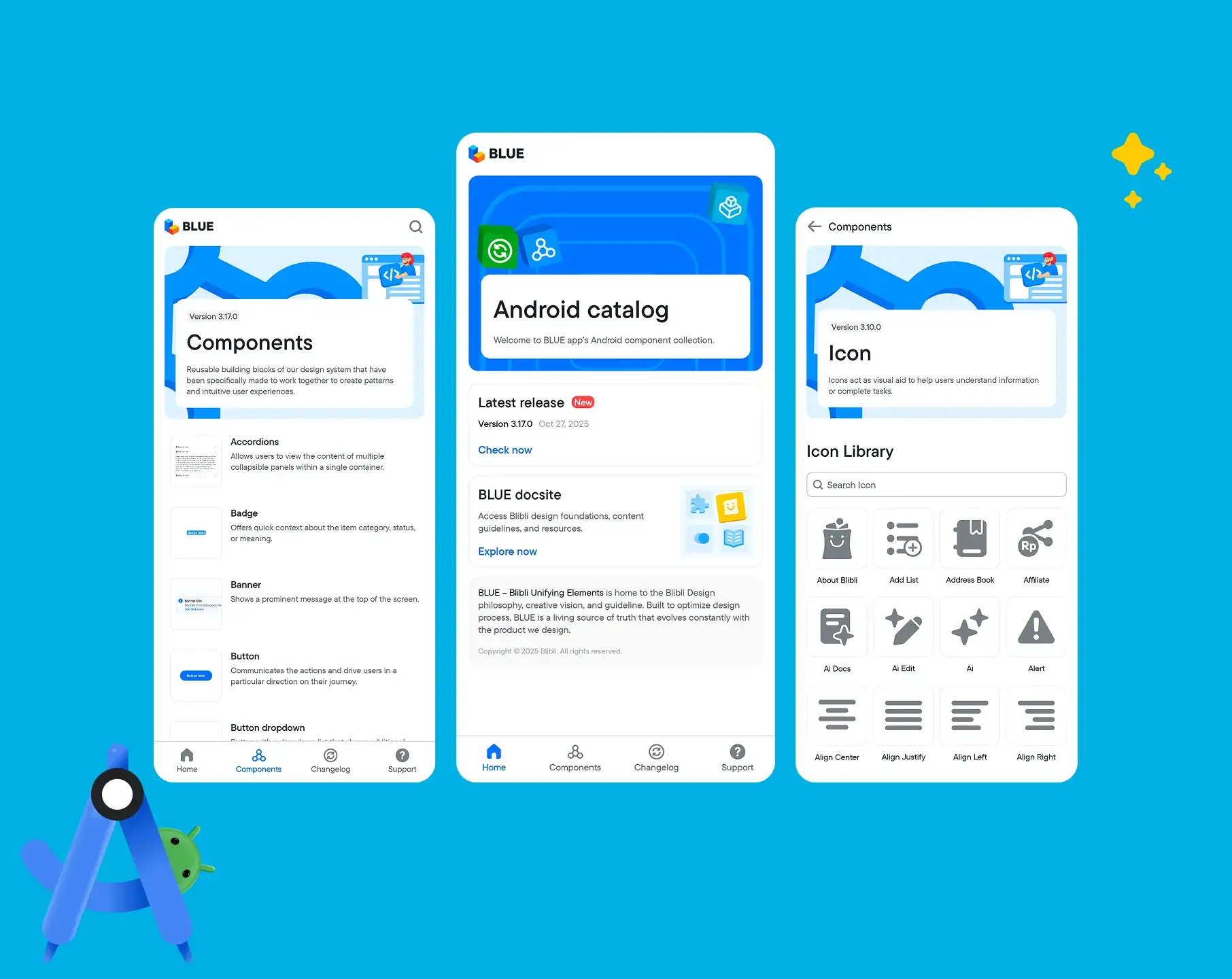 BLUE Android Catalog