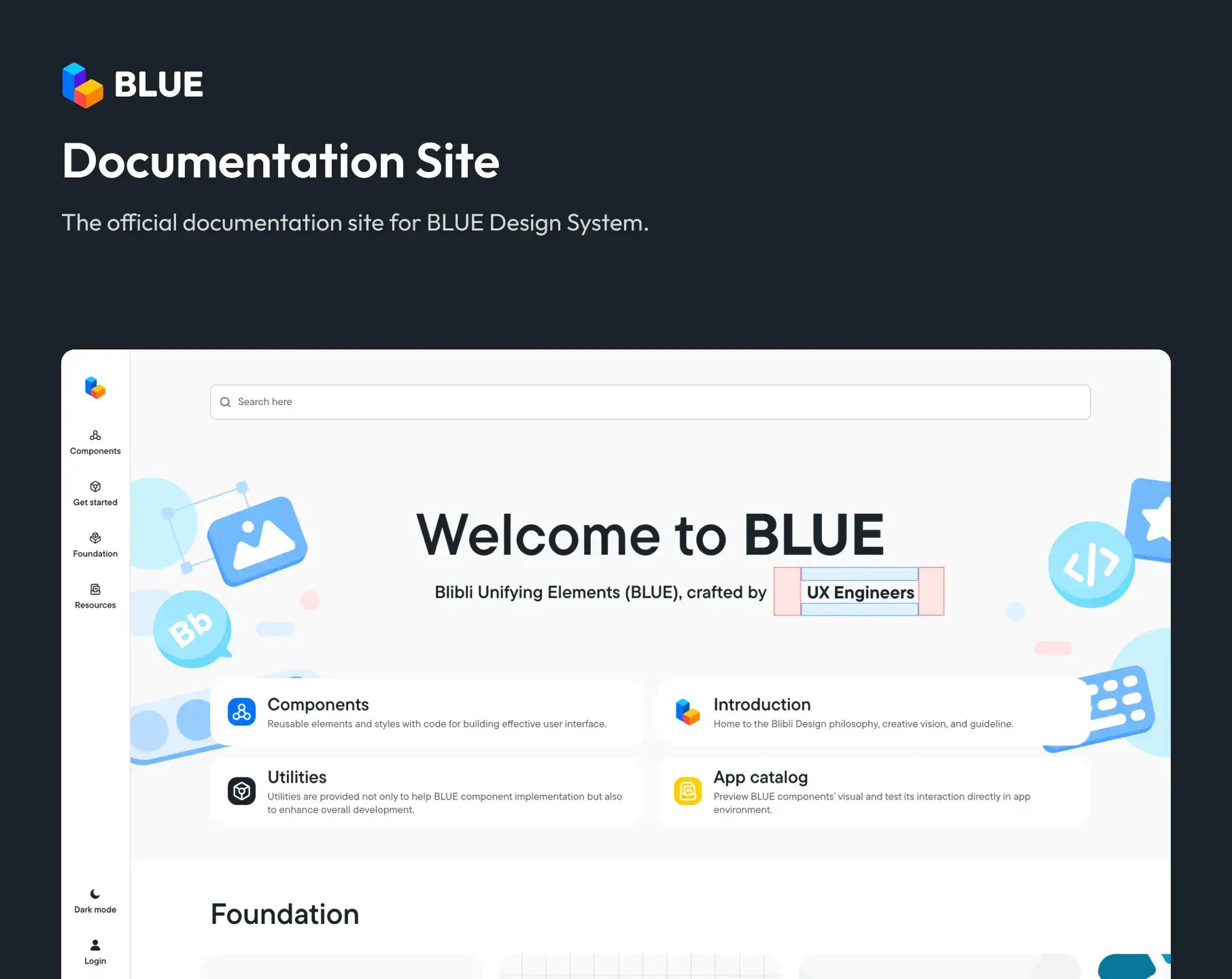 BLUE Docsite