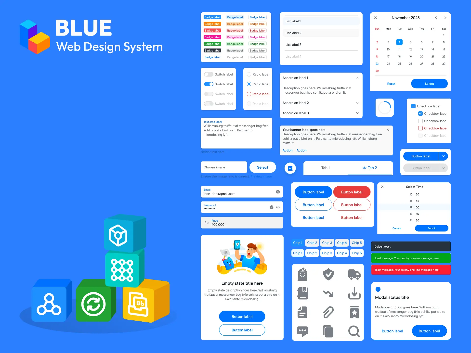 BLUE Web Design System